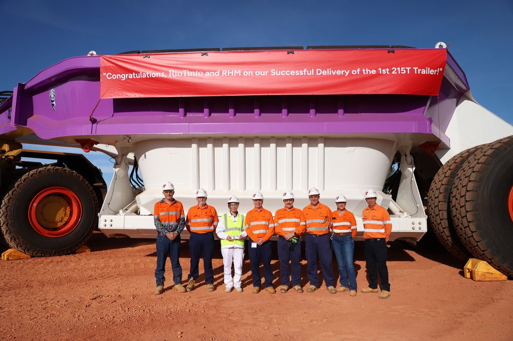 子公司dg视讯重机成功交付力拓215吨自卸式矿车车斗 助力客户优化铝土矿运载(图1)