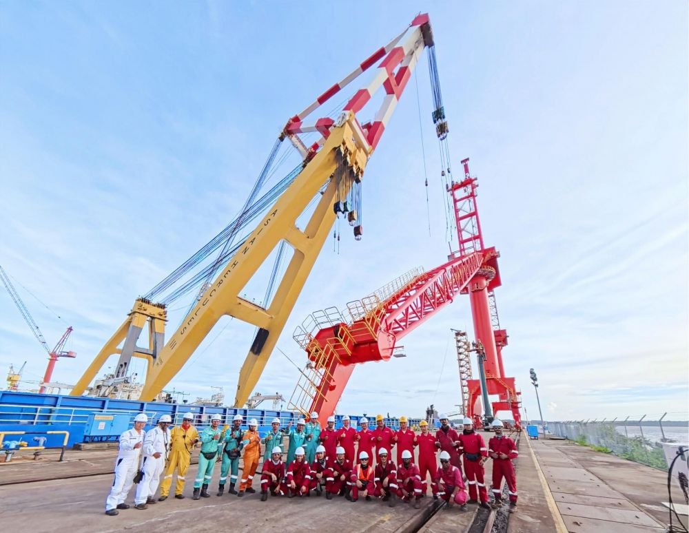 GENMA门座机顺利交付海外客户(图1)